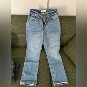 Abercrombie & Fitch Light Blue Straight Leg Jeans
